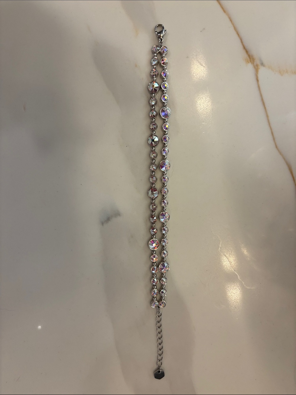 Double Strand Swarovski crystal bracelet
